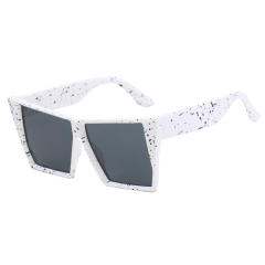 Large size square shape colorful sunglasses