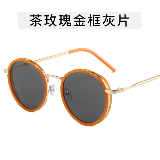 Korean fashion colorful frame sunglasses