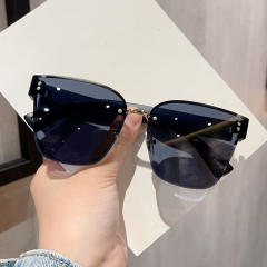 Y2K rimless colorful sunglasses