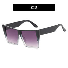 Large size square shape colorful sunglasses