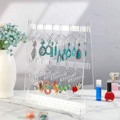 Rainbow color clear acrylic cute jewelry display stand