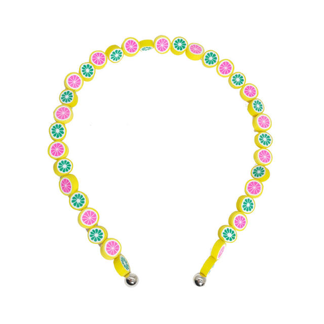 Y2K sweet rose red pink color fruit CCB headband