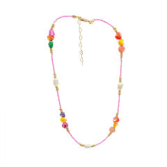 Y2K ins colorful seed bead choker necklace