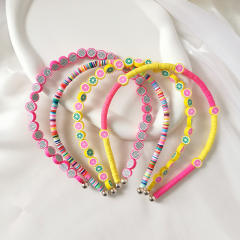Y2K sweet rose red pink color fruit CCB headband