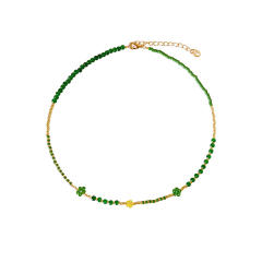 Y2K fresh color tiny bead choker necklace