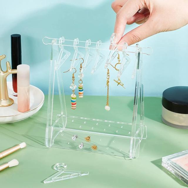 Creative cute clear acrylic jewelry display stand