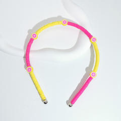 Y2K sweet rose red pink color fruit CCB headband