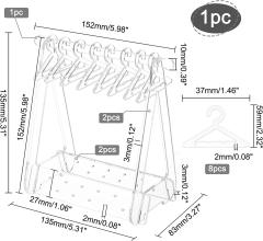 Creative cute clear acrylic jewelry display stand