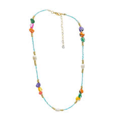 Y2K ins colorful seed bead choker necklace