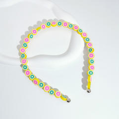 Y2K sweet rose red pink color fruit CCB headband