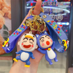 Funny colorful pvc Anime keychain