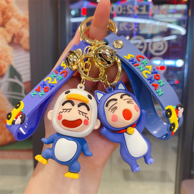 Funny colorful pvc Anime keychain