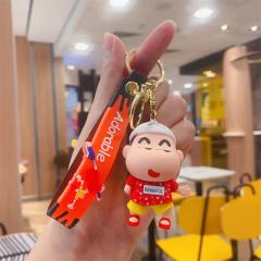 Funny colorful pvc Anime keychain