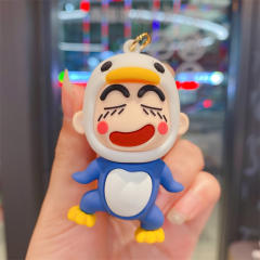 Funny colorful pvc Anime keychain