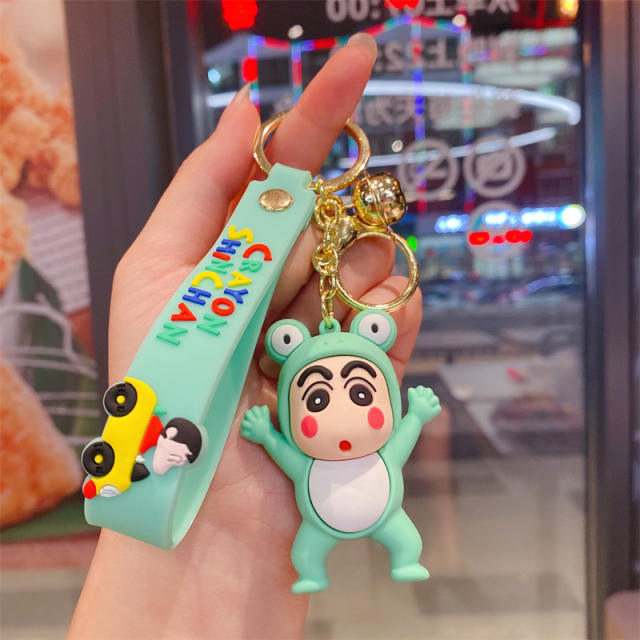 Funny colorful pvc Anime keychain