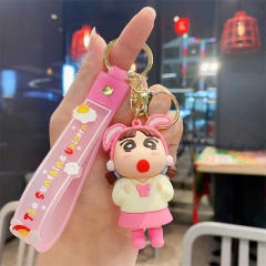 Funny colorful pvc Anime keychain