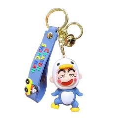 Funny colorful pvc Anime keychain