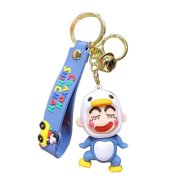 Funny colorful pvc Anime keychain