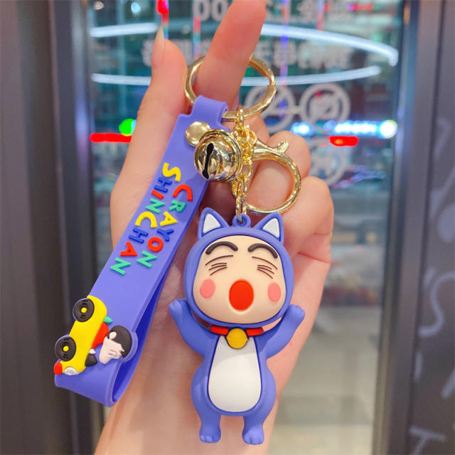 Funny colorful pvc Anime keychain
