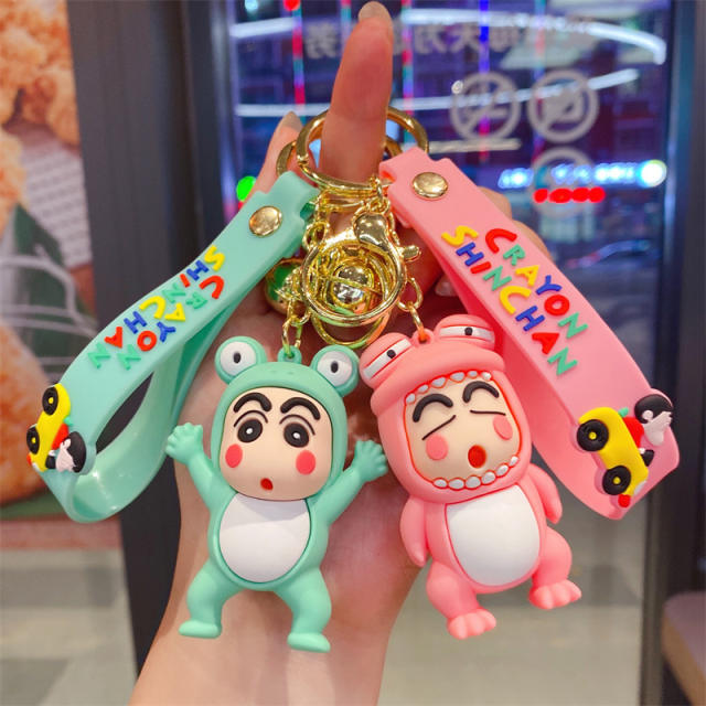 Funny colorful pvc Anime keychain