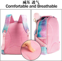 16 inch 3pcs unicorn Dinosaur school bag lunch bag pencial case set