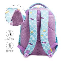 17 inch 3pcs fish tail unicorn school bag lunch bag pencil case set