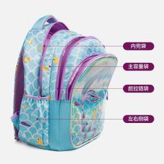 17 inch 3pcs fish tail unicorn school bag lunch bag pencil case set