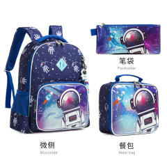 16 inch 3pcs unicorn Dinosaur school bag lunch bag pencial case set