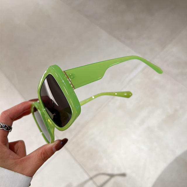 Popular candy color easy match sunglasses