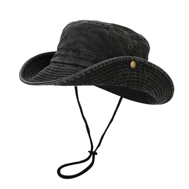 Outdoor vintage color fishing hat bucket hat