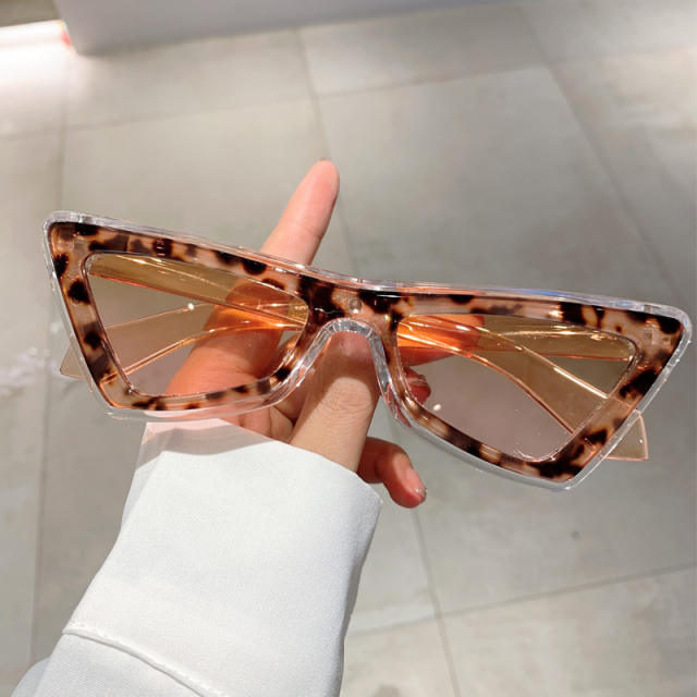 Y2K popular unique triangle shape sunglasses