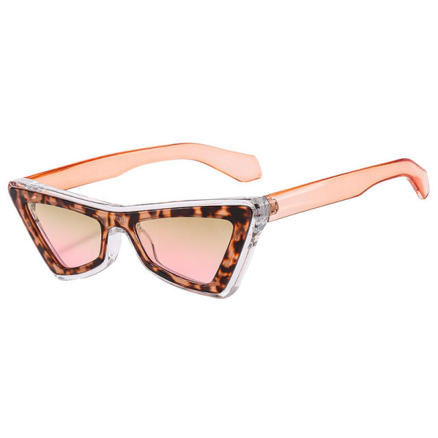 Y2K popular unique triangle shape sunglasses