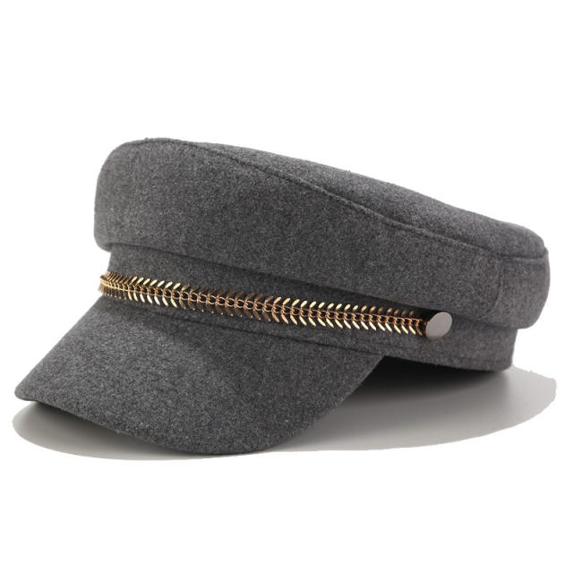 Autumn winter personality newsboy hat