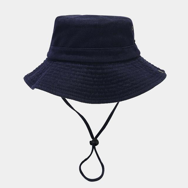 Plain color cowboy outdoor fishing hat bucket hat