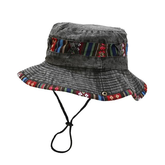 Amazon hot sale national trend outdoor fishing hat bucket hat