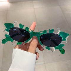 Personality Y2K small cat eye shape sunglasses