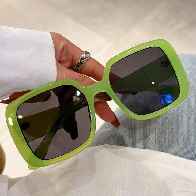 Popular candy color easy match sunglasses