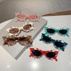 Personality Y2K small cat eye shape sunglasses