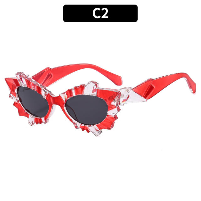 Personality Y2K small cat eye shape sunglasses