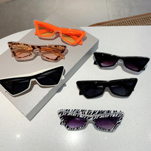 Y2K popular unique triangle shape sunglasses
