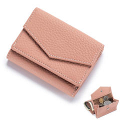 Candy color Genuine Leather women wallet purse
