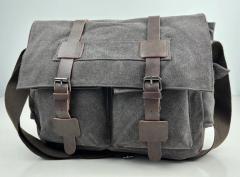 Casual canvas multi pocket messager bag for men