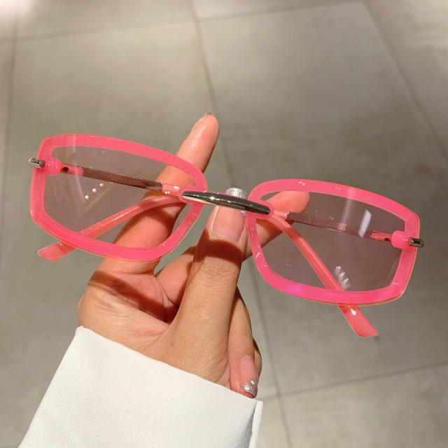 Summer candy color dopamine small size sunglasses