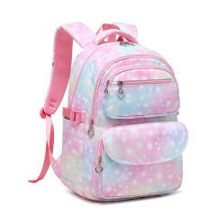 3pcs tie dye pink color school bag lunch bag pencil case set