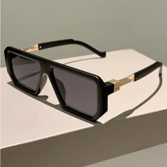 Personality square shape colorful sunglasses