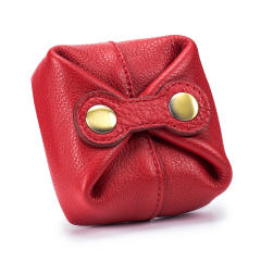 Cute Genuine Leather mini coin purse lipstick case