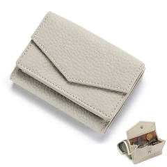 Candy color Genuine Leather women wallet purse