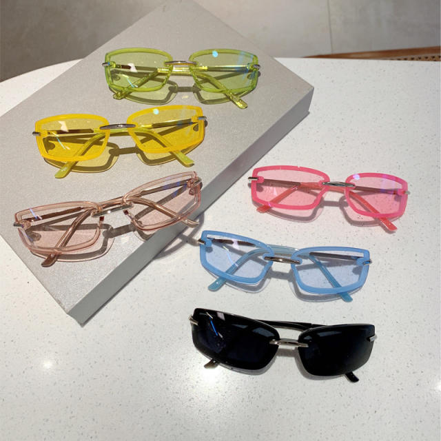 Summer candy color dopamine small size sunglasses