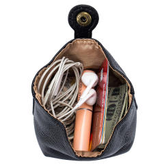 Cute Genuine Leather mini coin purse lipstick case