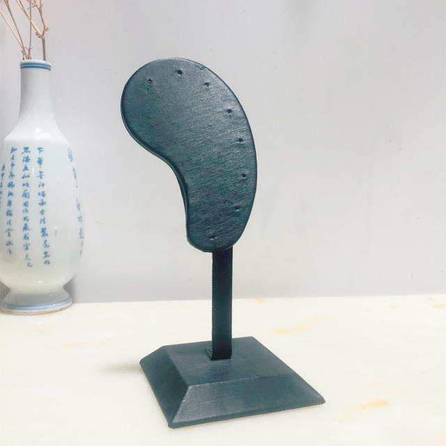Creative PU material color velvet earrings display stand